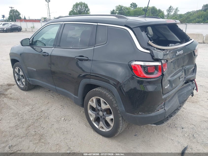 Vin: 3c4njdcb7kt599847, lot: 46235098, jeep compass limited 4x4 20193