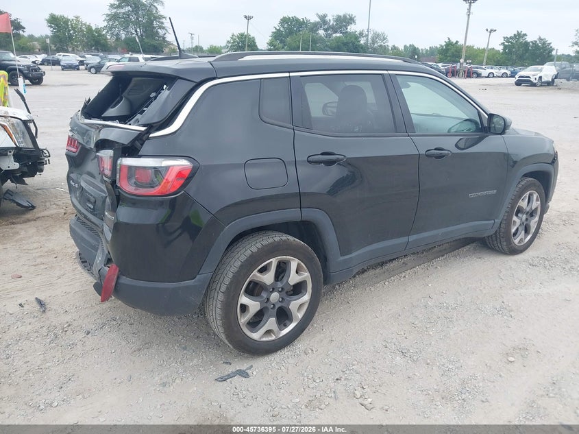 Vin: 3c4njdcb7kt599847, lot: 46235098, jeep compass limited 4x4 20194