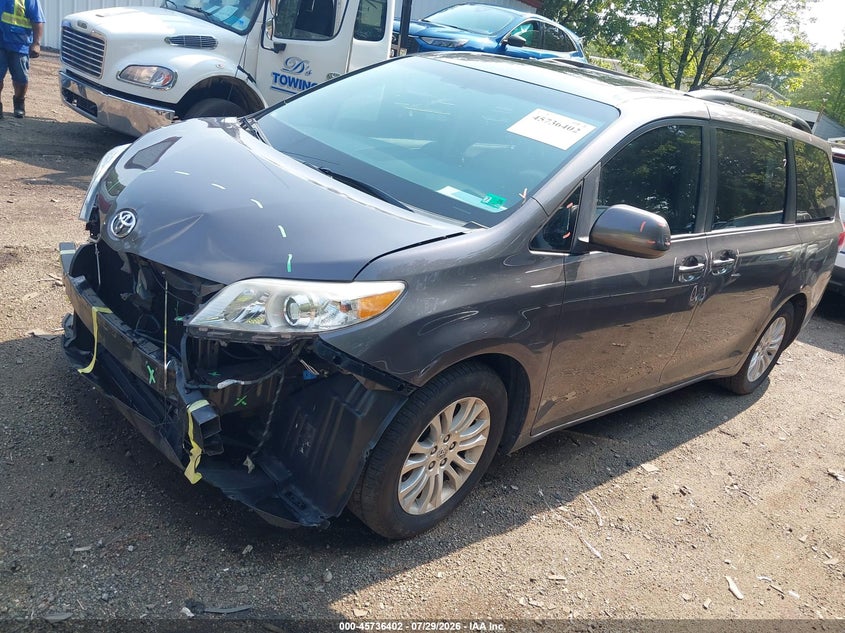 Vin: 5tdyk3dc3es433884, lot: 46235106, toyota sienna xle v6 8 passenger 20142