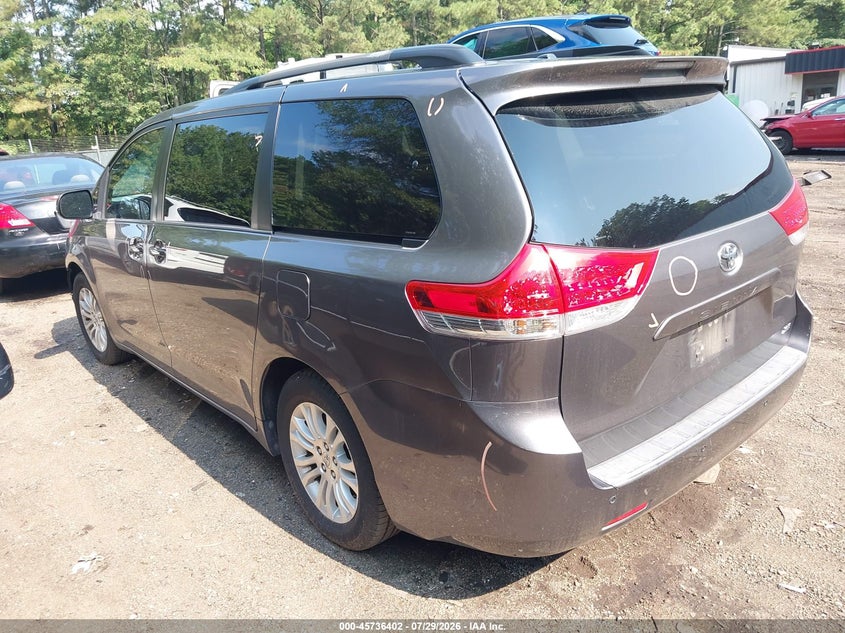 Vin: 5tdyk3dc3es433884, lot: 46235106, toyota sienna xle v6 8 passenger 20143