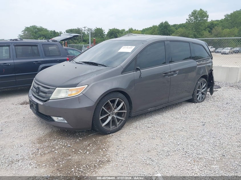 Vin: 5fnrl5h98cb032540, lot: 46235109, honda odyssey touring/touring elite 20122
