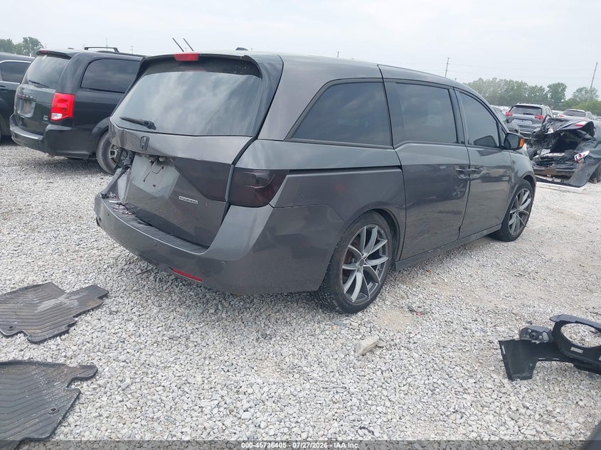 Vin: 5fnrl5h98cb032540, lot: 46235109, honda odyssey touring/touring elite 20124