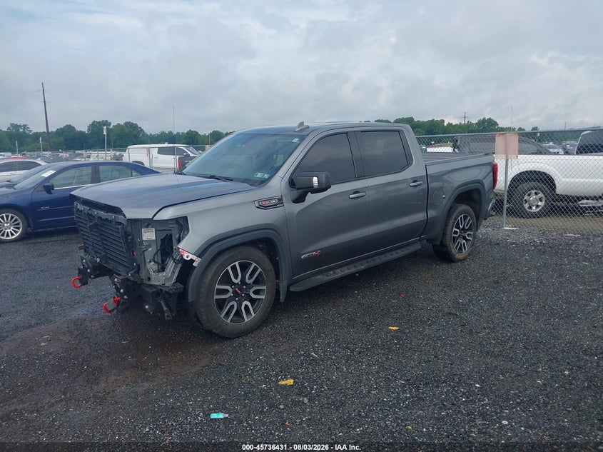 Vin: 3gtp9eel2mg401667, lot: 46235135, gmc sierra 1500 4wd  short box at4 20212
