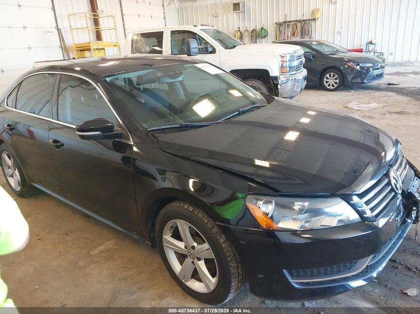 2013 VOLKSWAGEN PASSAT auction photo 1