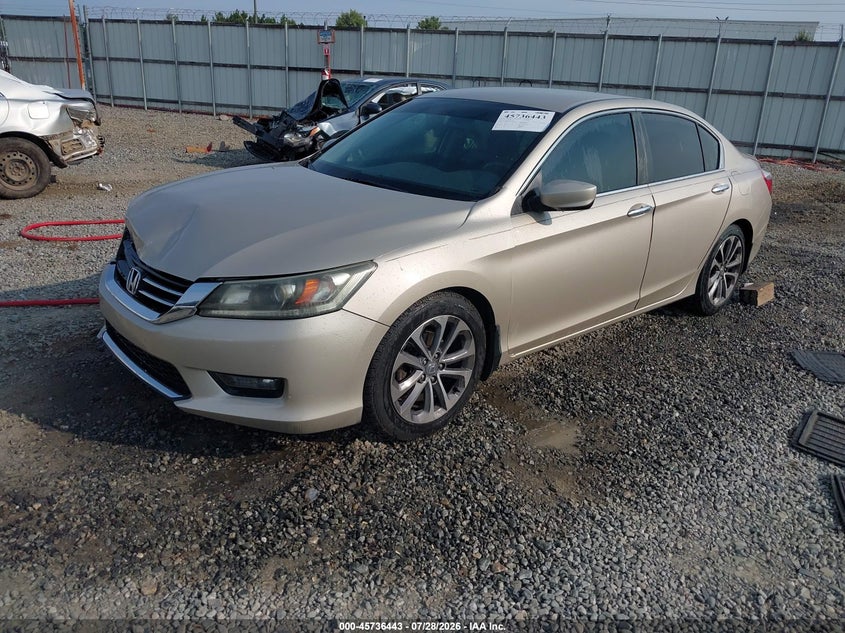 2015 Honda Accord, Front End, IAAI, VIN 1HGCR2F57FA034233 — photo 2