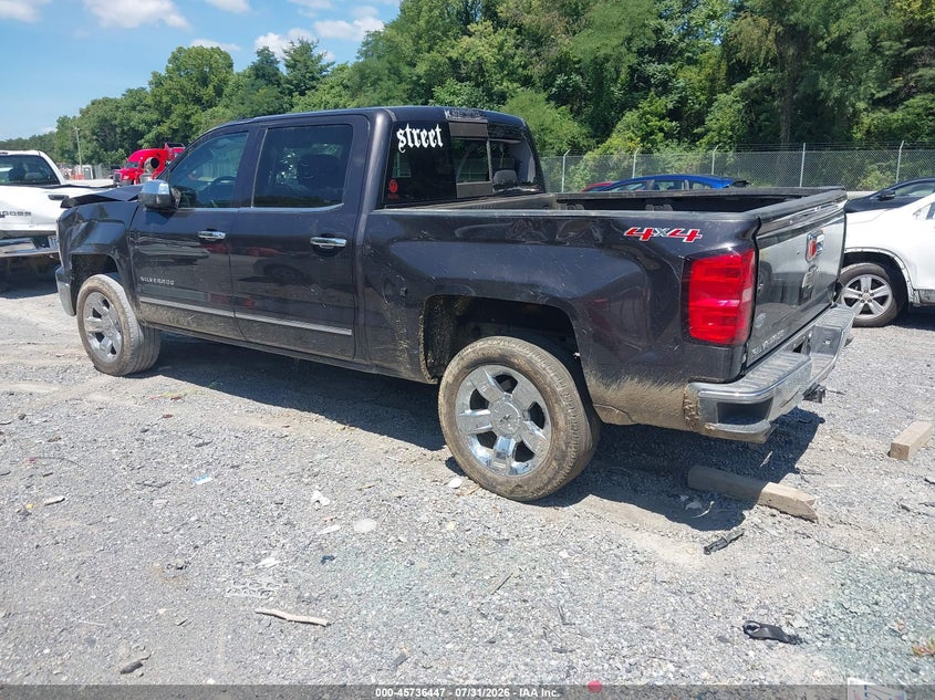 Vin: 3gcuksej6fg396027, lot: 46235151, chevrolet silverado 1500 ltz 20153
