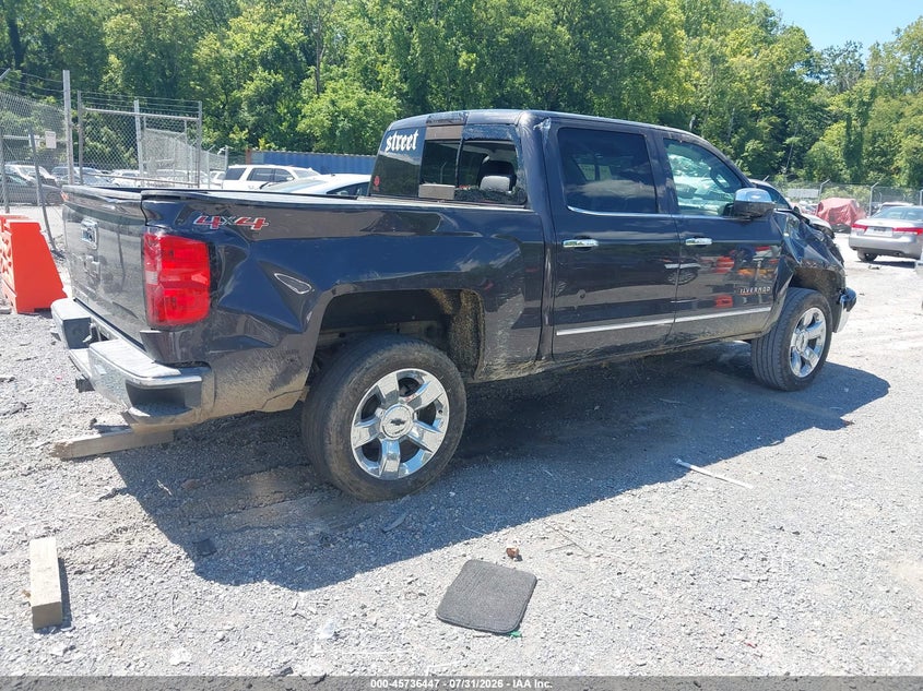 Vin: 3gcuksej6fg396027, lot: 46235151, chevrolet silverado 1500 ltz 20154