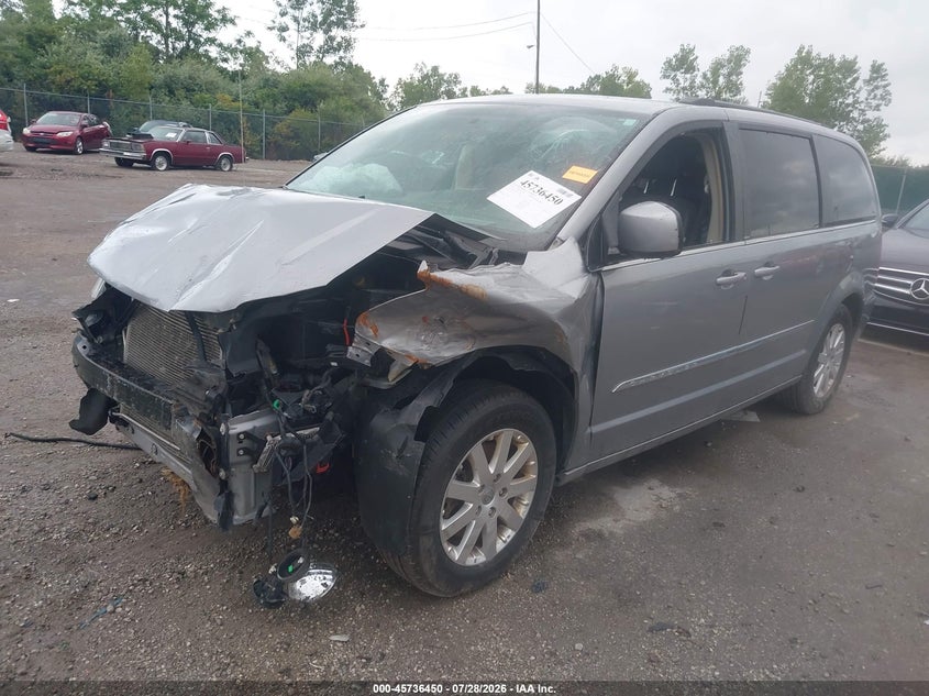Vin: 2c4rc1bg2er325938, lot: 46235154, chrysler town & country touring 20142