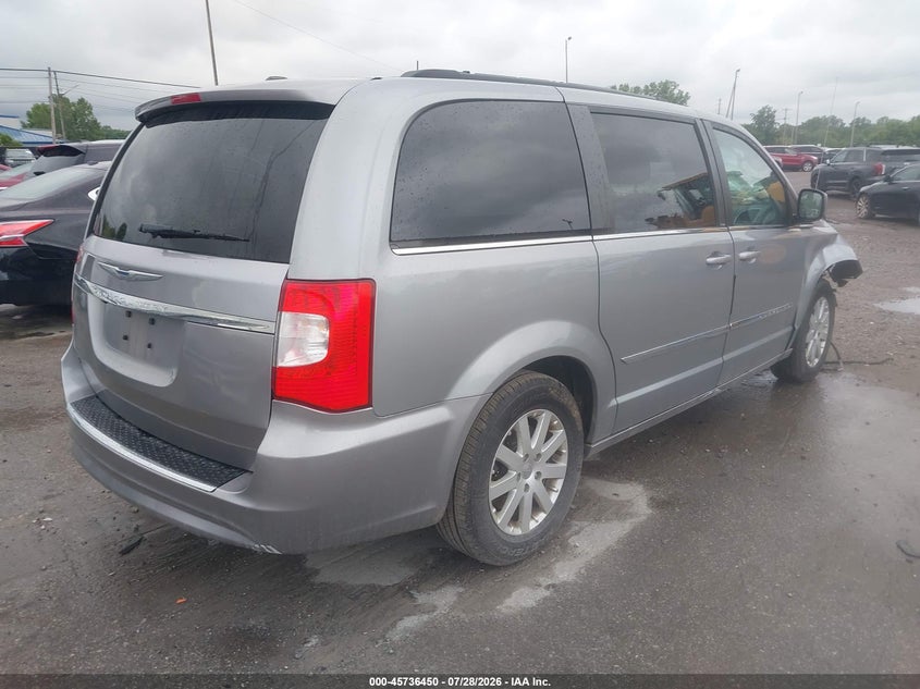 Vin: 2c4rc1bg2er325938, lot: 46235154, chrysler town & country touring 20144