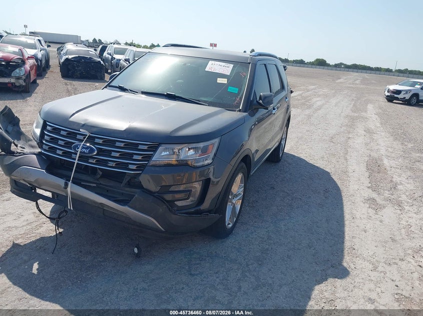 Vin: 1fm5k7f8xhgd85426, lot: 46235164, ford explorer limited 20172