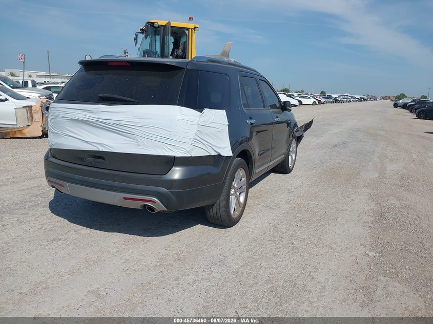 Vin: 1fm5k7f8xhgd85426, lot: 46235164, ford explorer limited 20174