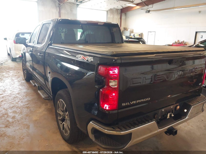 Vin: 3gcpkkek6sg122987, lot: 46235196, chevrolet silverado 1500 4wd  short bed lt with 2fl 20253