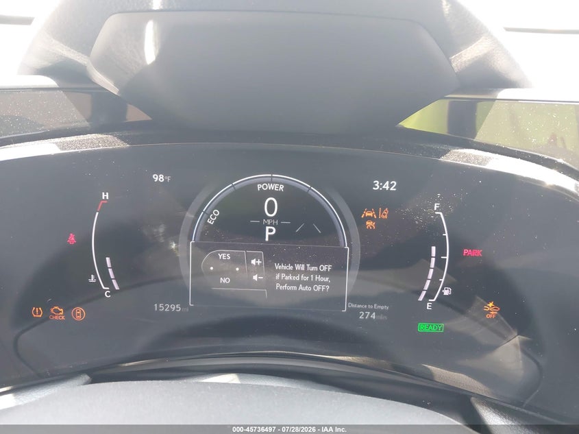 LEXUS NX 350H 2024 VIN JTJGKCEZXR5022232