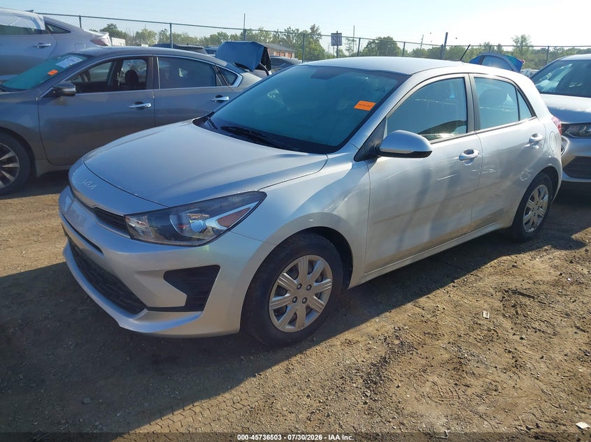 Vin: 3kpa25ad1ne477807, lot: 46235207, kia rio 5-door s 20222