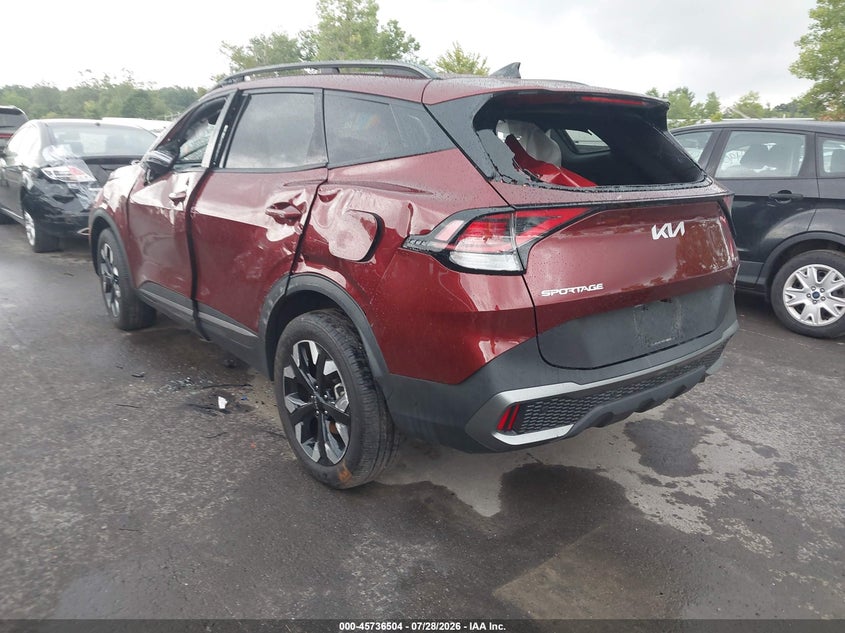 Vin: 5xyk6caf2pg125369, lot: 46235209, kia sportage x-line 20233