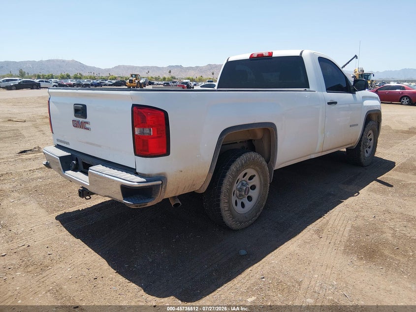Vin: 1gtn1tec4fz900038, lot: 46235216, gmc sierra 1500 20154