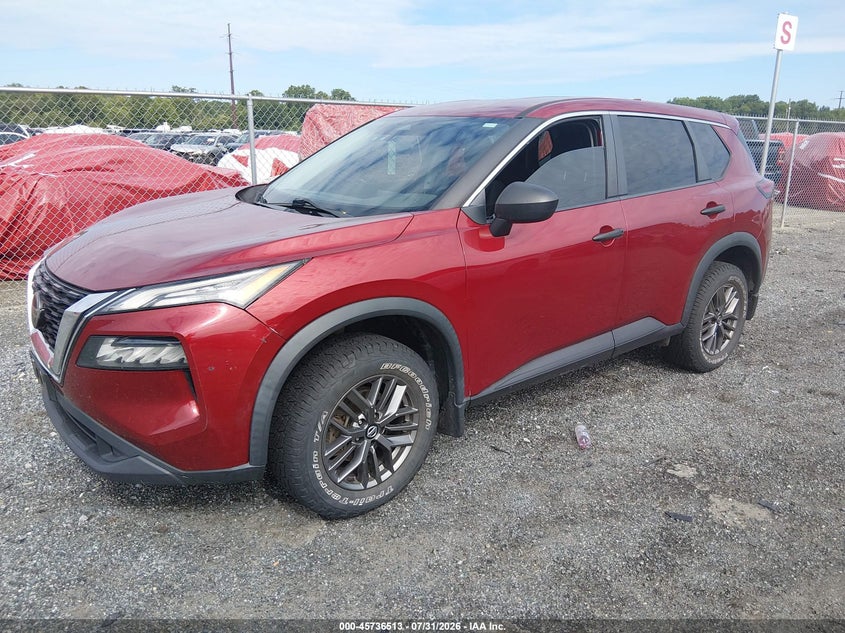 Vin: 5n1at3ab2mc831190, lot: 46235217, nissan rogue s intelligent awd 20212