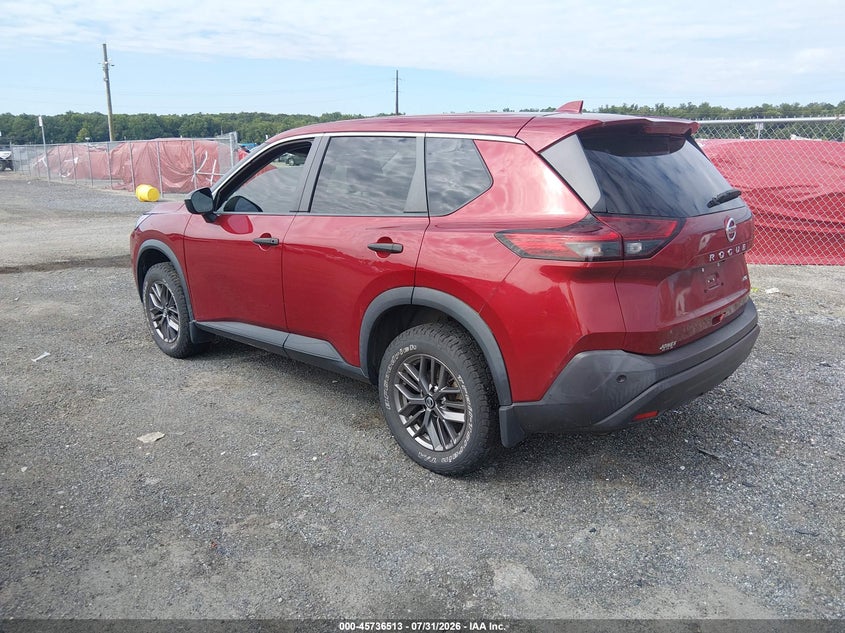 Vin: 5n1at3ab2mc831190, lot: 46235217, nissan rogue s intelligent awd 20213