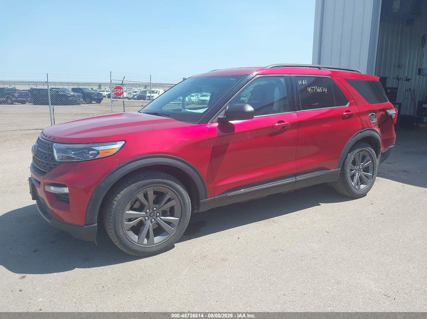 Vin: 1fmsk8dh9mga40815, lot: 46235218, ford explorer xlt 20212