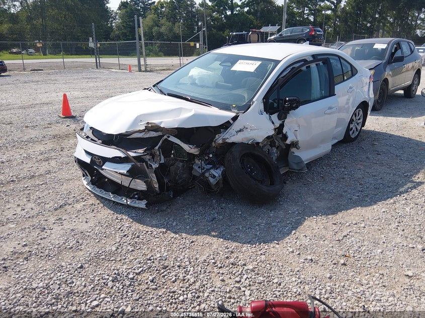 Vin: 5yfb4mde7sp291616, lot: 46235219, toyota corolla le 20252