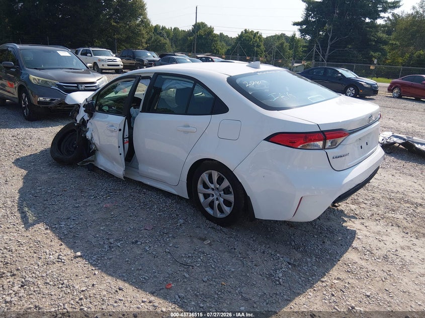Vin: 5yfb4mde7sp291616, lot: 46235219, toyota corolla le 20253