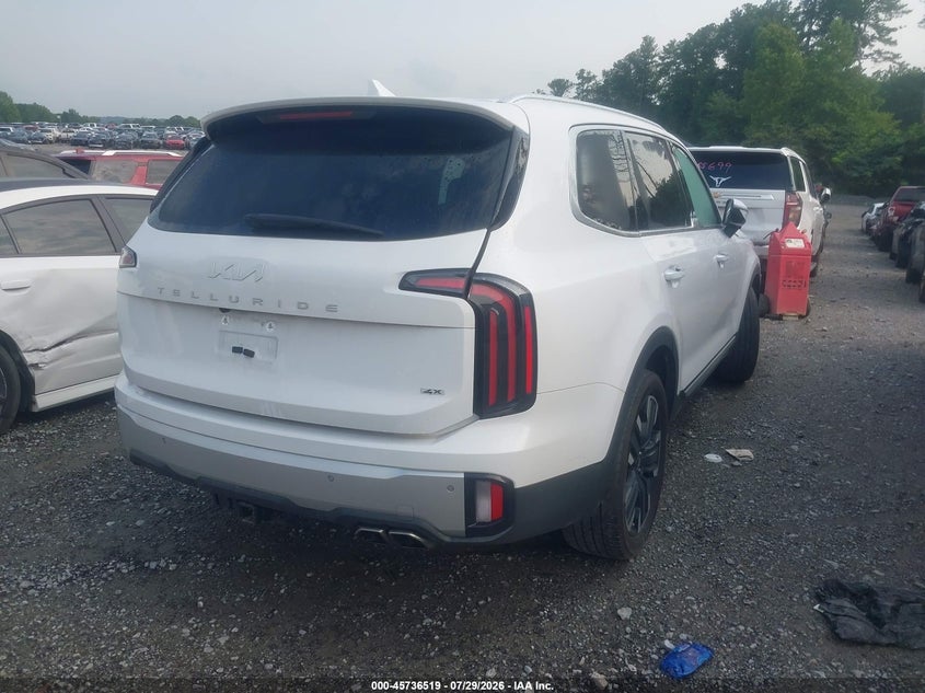 Vin: 5xyp5dgcxrg542902, lot: 46235223, kia telluride sx prestige 20244