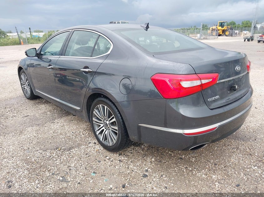 Vin: knaln4d76f5169395, lot: 46235226, kia cadenza premium 20153