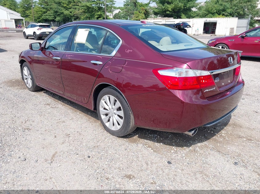 Vin: 1hgcr3f82fa008610, lot: 46235228, honda accord ex-l v-6 20153