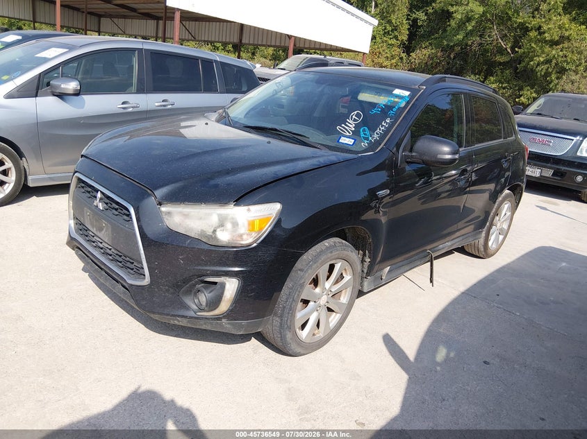 Vin: 4a4ap4aw7fe028103, lot: 46235253, mitsubishi outlander sport gt 20152