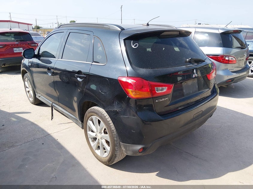 Vin: 4a4ap4aw7fe028103, lot: 46235253, mitsubishi outlander sport gt 20153