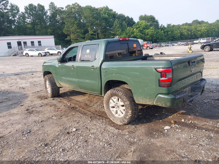Vin: 1n6ed1ekxpn602005, lot: 46235280, nissan frontier sv 4x4 20233