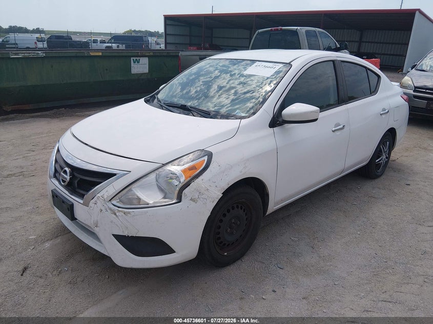 Vin: 3n1cn7ap9hl872245, lot: 46235305, nissan versa 1.6 sv 20172