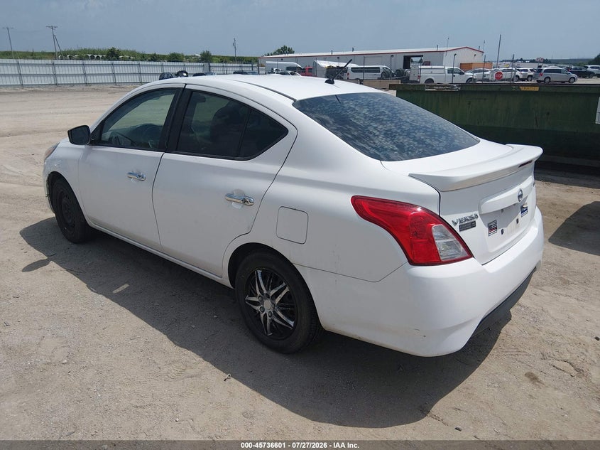 Vin: 3n1cn7ap9hl872245, lot: 46235305, nissan versa 1.6 sv 20173
