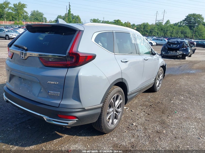 Vin: 7fart6h93me019853, lot: 46235313, honda cr-v hybrid touring 20214