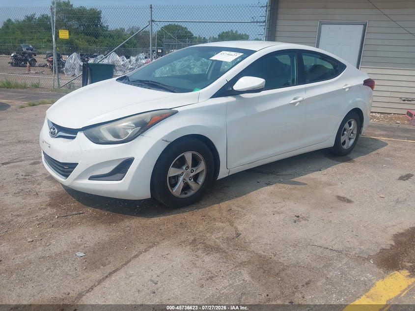 Vin: 5npdh4ae3fh647760, lot: 46235327, hyundai elantra se 20152