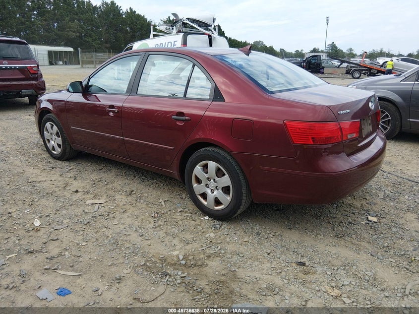 Vin: 5npet4ac6ah583692, lot: 46235343, hyundai sonata gls 20103