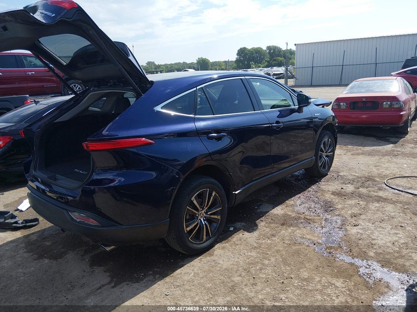 Vin: jteaaaah9mj001817, lot: 46235344, toyota venza le 20214
