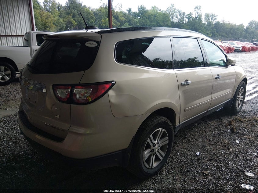 Vin: 1gnkvgkd2gj134376, lot: 46235351, chevrolet traverse lt 20164