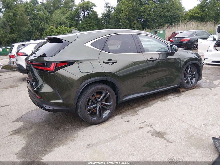 Vin: jtjhkcfzxn2004246, lot: 46235357, lexus nx 450h+ luxury 20224