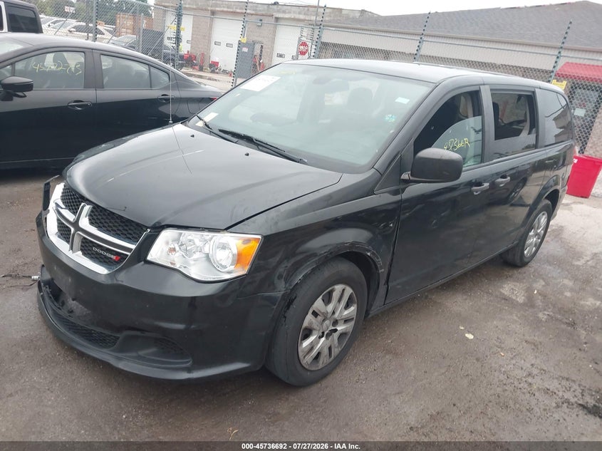 Vin: 2c4rdgbg8kr792664, lot: 46235396, dodge grand caravan se 20192
