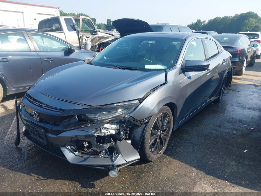 Vin: shhfk7h54ju420083, lot: 46235400, honda civic ex 20182