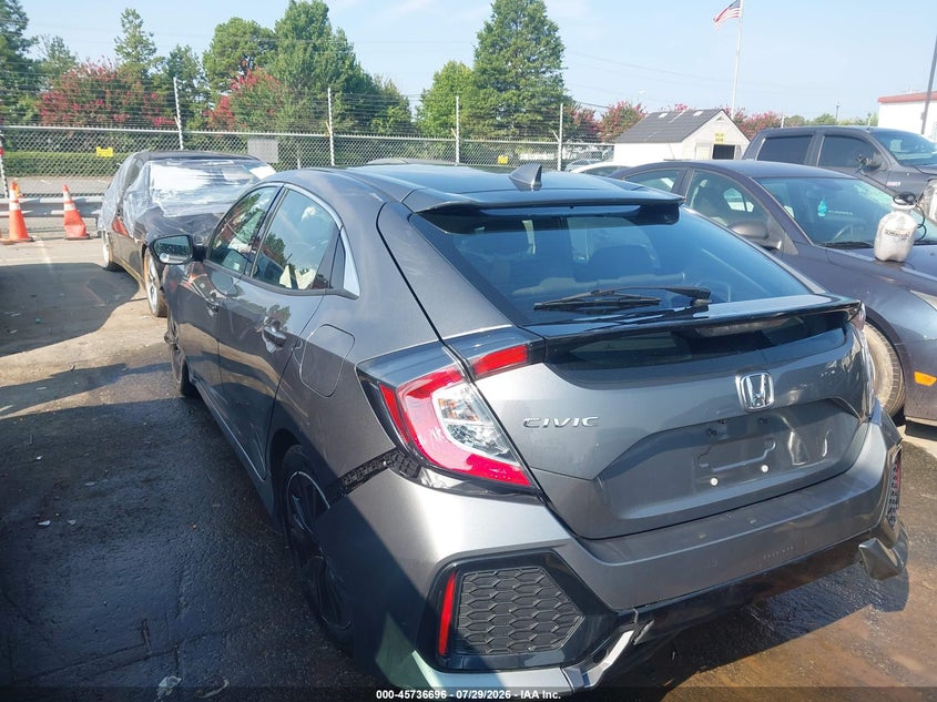 Vin: shhfk7h54ju420083, lot: 46235400, honda civic ex 20183