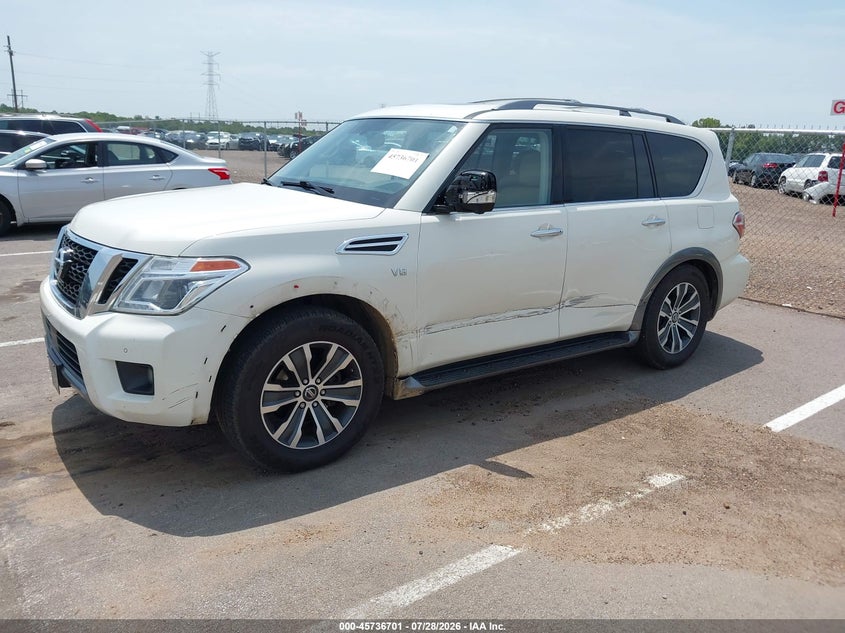 Vin: jn8ay2nc7l9617900, lot: 46235405, nissan armada sl 4wd 20202