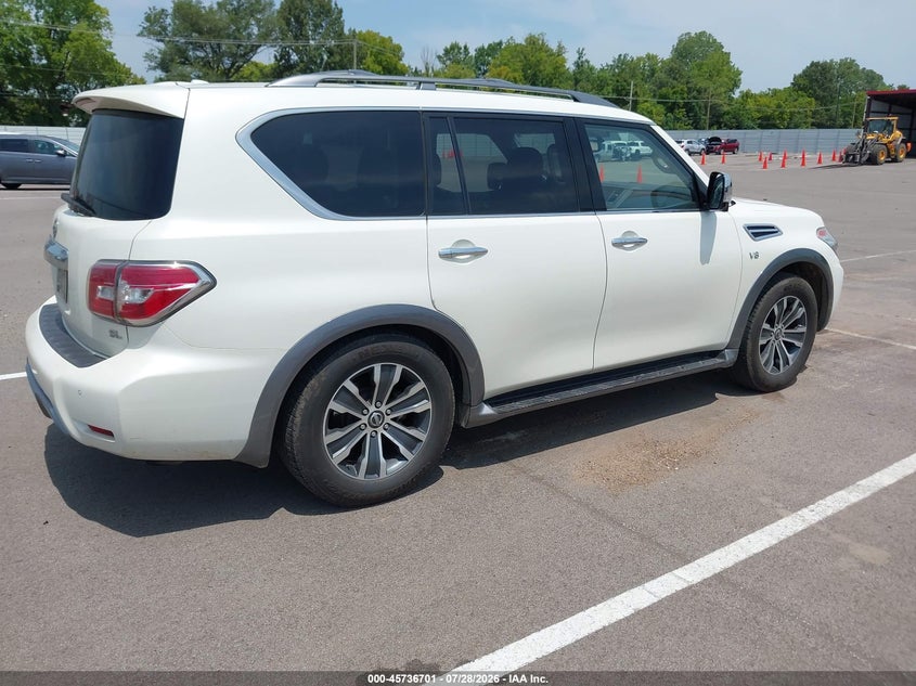 Vin: jn8ay2nc7l9617900, lot: 46235405, nissan armada sl 4wd 20204