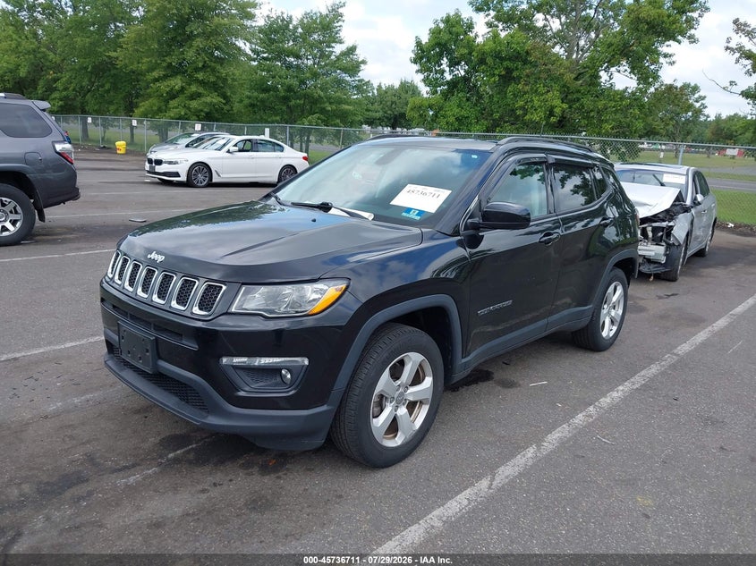 Vin: 3c4njdbb0jt492381, lot: 46235415, jeep compass latitude 4x4 20182