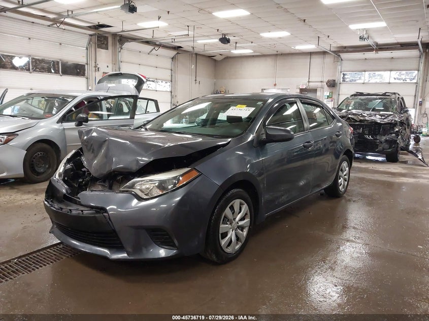 Vin: 2t1burhe7ec126550, lot: 46235423, toyota corolla le 20142