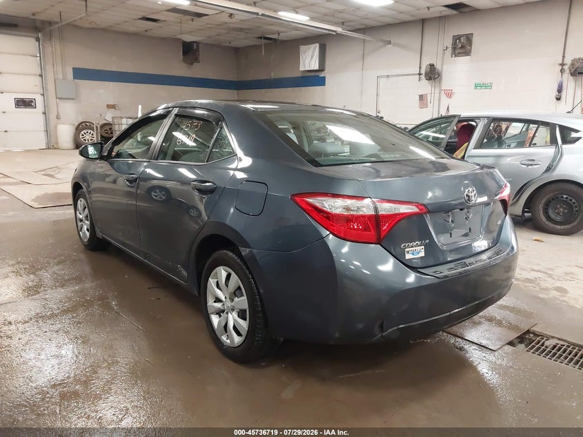 Vin: 2t1burhe7ec126550, lot: 46235423, toyota corolla le 20143