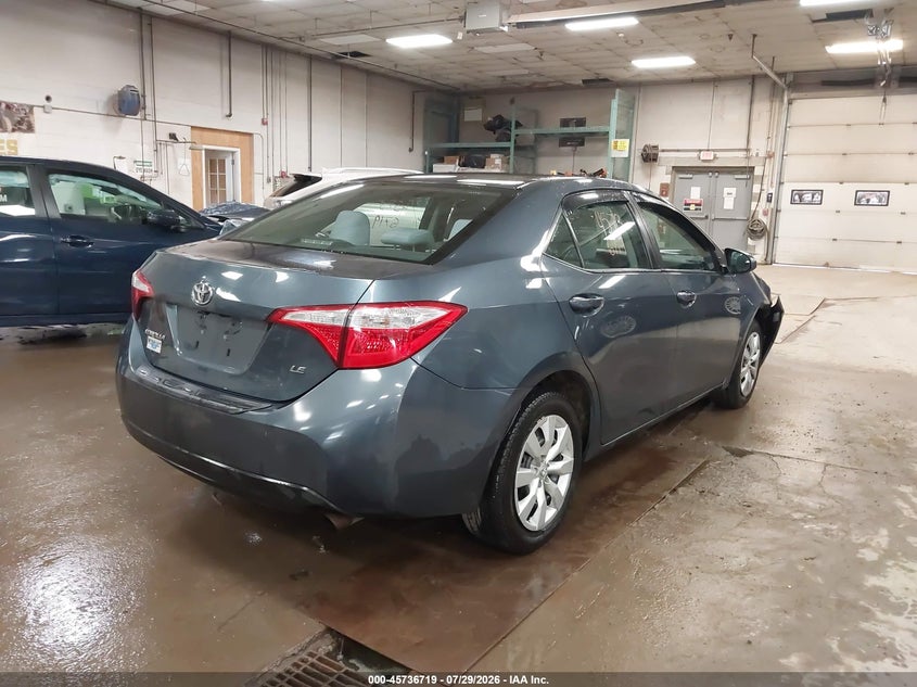 Vin: 2t1burhe7ec126550, lot: 46235423, toyota corolla le 20144
