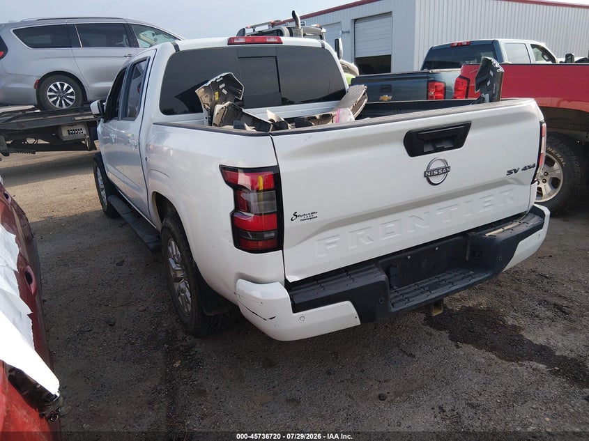 Vin: 1n6ed1ek2pn631322, lot: 46235424, nissan frontier sv 4x4 20233