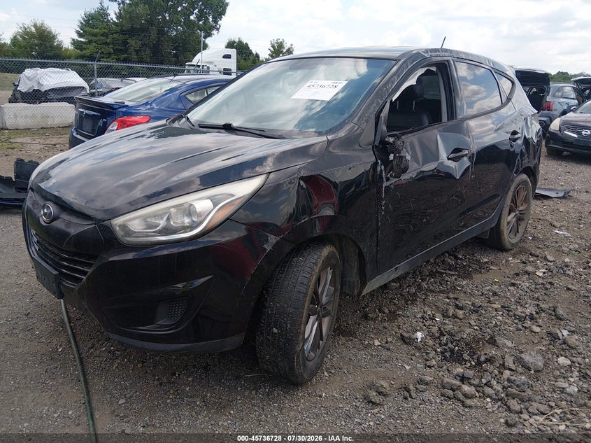 2015 Hyundai Tucson, Перекидання, IAAI, VIN KM8JT3AF4FU111194 — фото 2